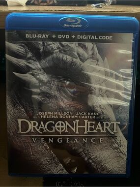 Universal DragonHeart Vengeance Blu-ray Case - Blue and Gray Artwork
